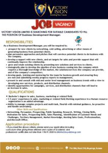 Victory Vision Limited | Jobs, Consultancy, Manpower, Transport, Logistics, Food, Beverage, Building Materials, Construction Equipment and Much More